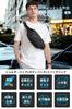 FENRUIEN Shoulder Crossbody Small Waist Hip SBS Zipper Perfect for and Sports Men's Bag, Bag, Pouch, Bag, Waterproof, Lightweight, Multi-functional,