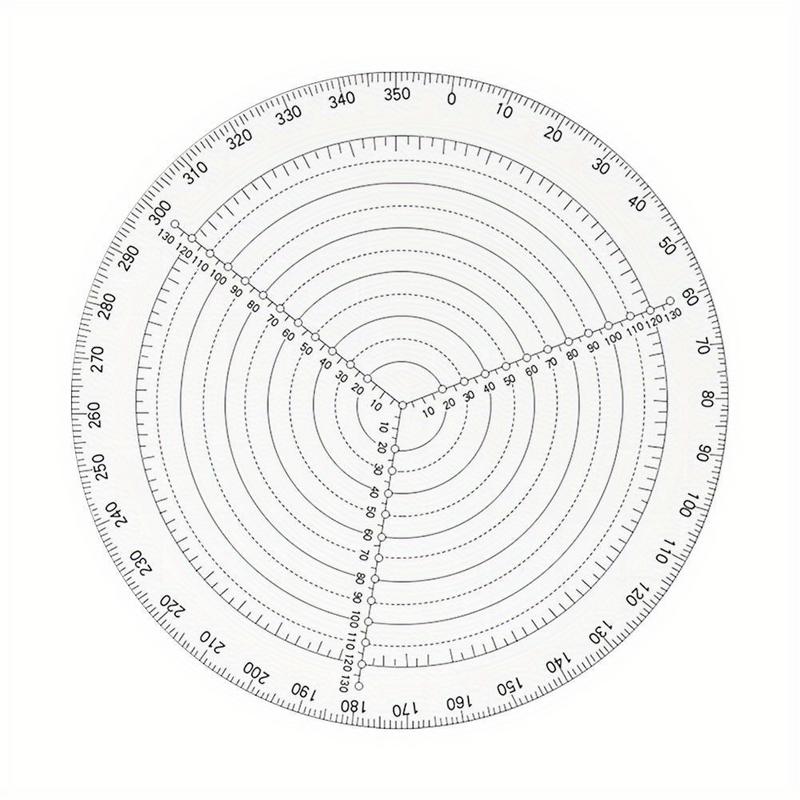 

Clear Acrylic Round Center Finder Lathe Work Compass for Wood Turning Measuring Design 200mm