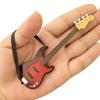 Miniature Guitar Model For Dollhouse 1/12 Scale High Detail Plastic Music Instrument Figurine Dollhouse Decoration