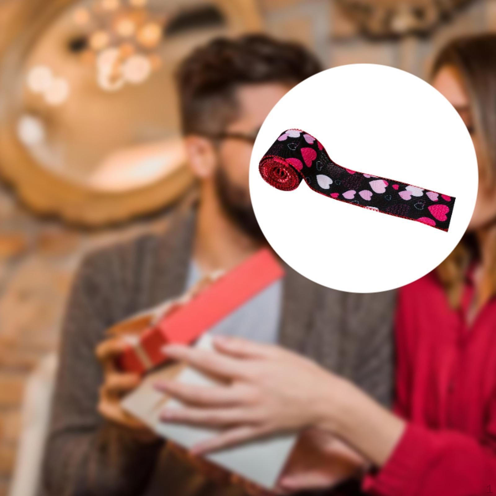 

5 Yard Ribbon for Valentine s Day Crafts And Decorations чорний