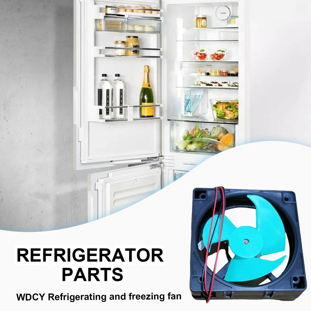 Verdampferlüftermotor Kühlschrankteil Kühlschranklüfter Leiser Lüfter Kühlschrankverdampferlüfter für Kühlschrank