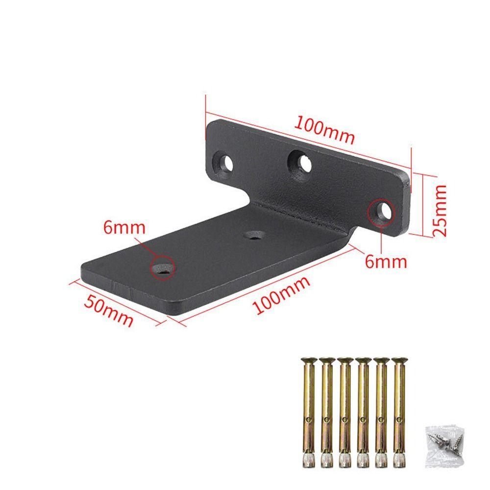 4-8 Inch Concealed Shelf Bracket White Black Steel Shelf Wall Mount Bracket Home And Kitchen DIY Furniture Hardware