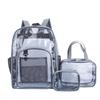 Large Capacity Transparent PVC Backpack for Students