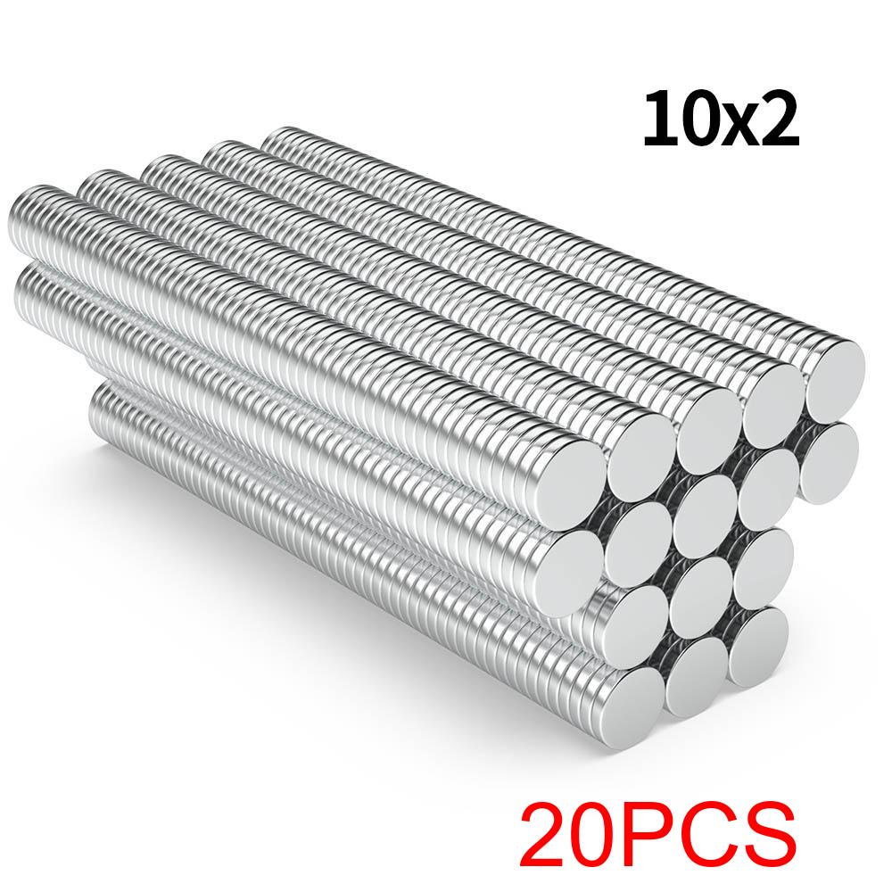Super Strong Neodymium Magnet N35 NdfeB Permanent Magnetic imanes Round Powerful Magnets Refrigerator 10x1 10x2 10x3 10x5mm