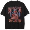 Halloween Skelton Graphic T-Shirt Cotton Tshirt Unisex Tops Tees Summer Short Sleeves T Shirt