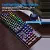 104 Keys Wired Keyboard RGB Colorful Gaming Keyboard Mechanical Feel keyboard Standard Keyboard for Windows Laptop Computer