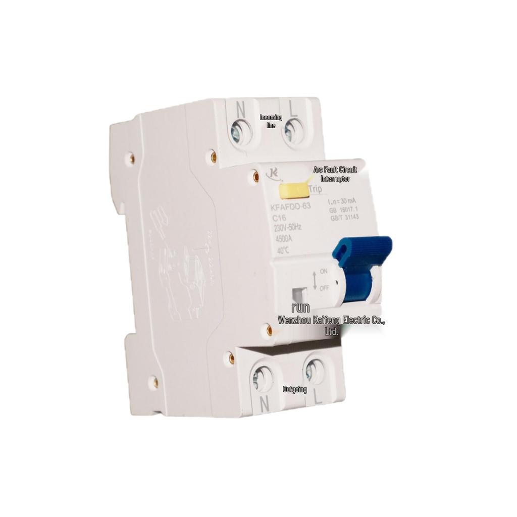 Fehlerlichtbogen-Schutzschalter mit Brandüberwachung & Kurzschlusserkennung