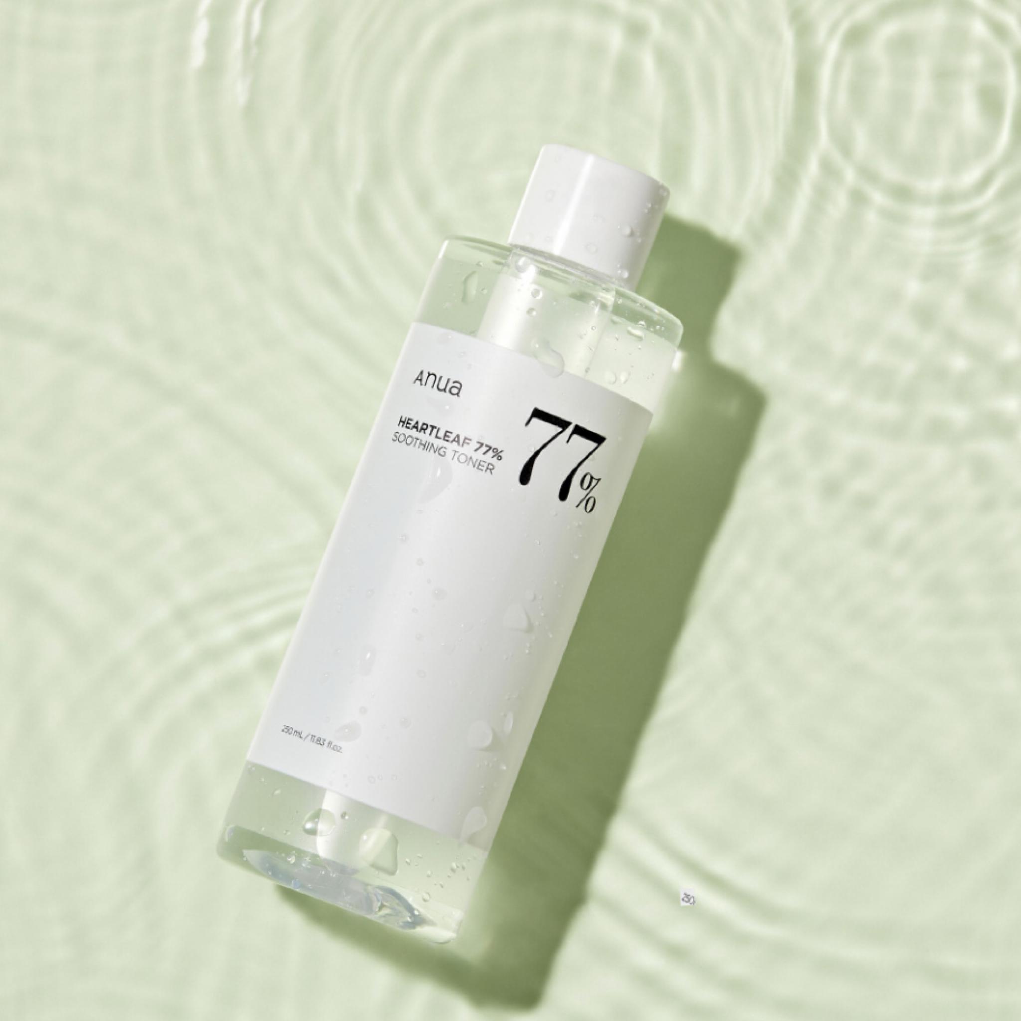ANUA Heartleaf 77% Успокаивающий тоник 500 мл + крем Acnon для удаления прыщей 13 г 500ml — фото 3