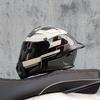 Unisex Full-Face Motorcycle Helmet with Gundam Design, Summer-Compatible, Large Spoiler, Bluetooth Slot