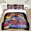 3 Pezzi Set Biancheria da Letto Digital Circus Per Tutte le Misure Nuova Coperta per Letto Stampata in 3D Piumone Copripiumino Federa Decorazione Camera da Letto