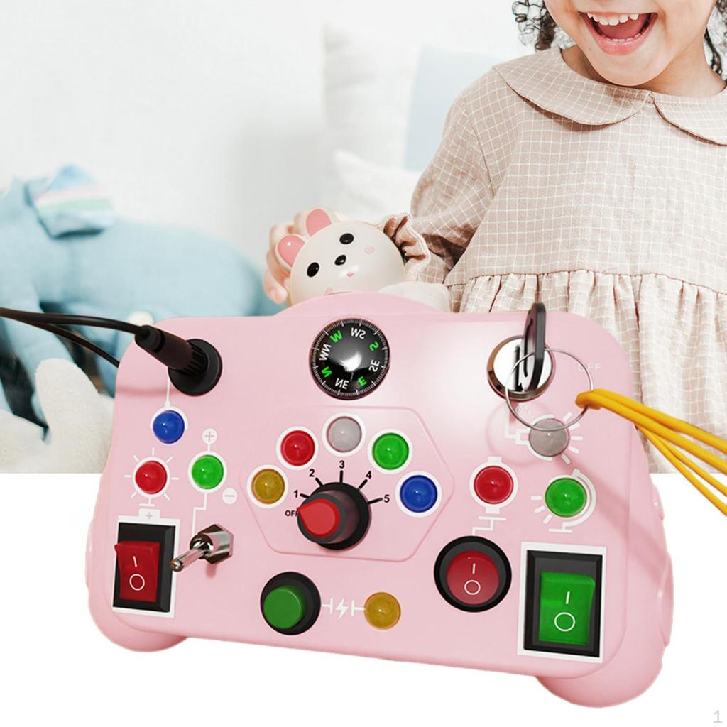 Illuminated Activity Board for Kids - Educational Tool Developing Fine Motor Skills