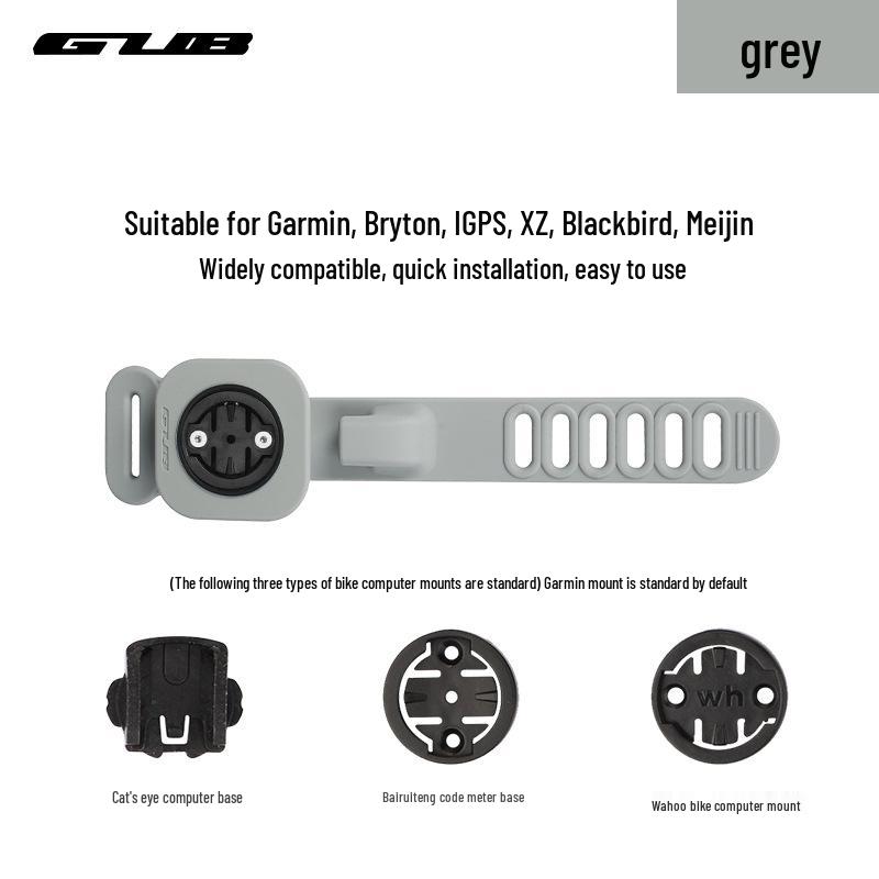 GUB 630 Shockproof Silicone Bike Phone Holder  Speedometer Mount - Quick Release for Road and Mountain Bikes серый