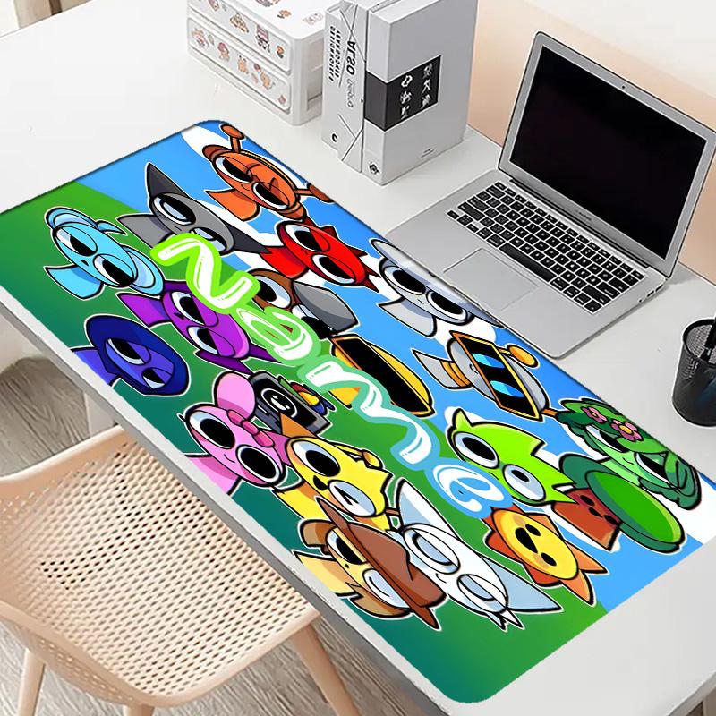 Tapis de souris personnalisé avec nom et motif de jeu Sprunki, Tapis de bureau pour ordinateur portable PC, Tapis de bureau décoratif pour la maison, Coussinet pour clavier, Cadeau