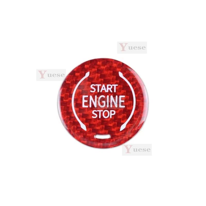 For Lexus RC Car Engine Start Stop Button Cover Real Carbon Fiber Sticker 2014 2015 2016