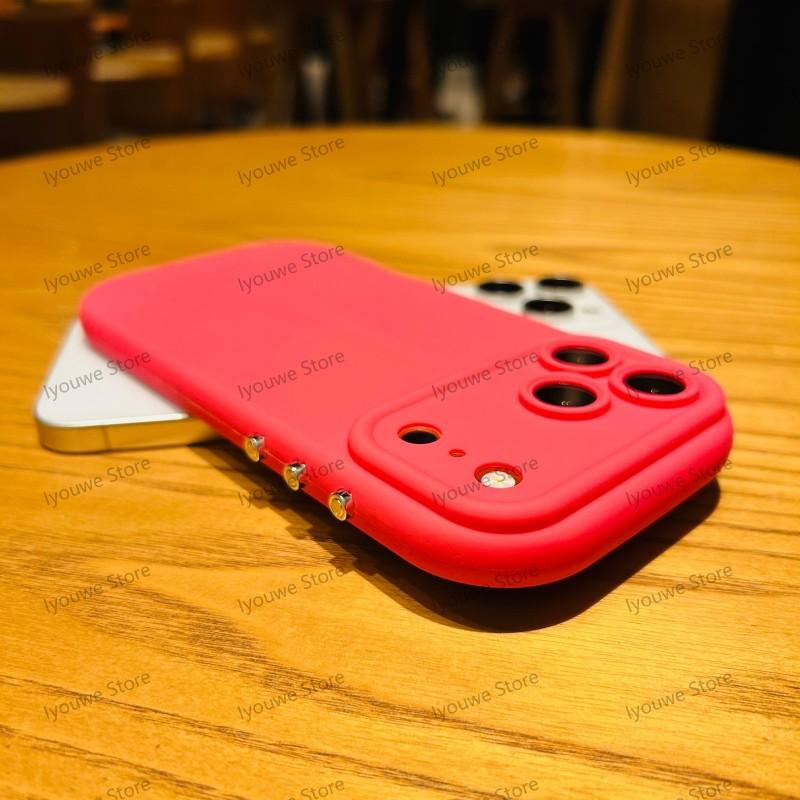 Camera Protection Candy Liquid Silicone Soft Case For For Iphone 17 Pro Max 11 12 13 14 Plus 1 16  XR XS X Thickened Bumper Cover