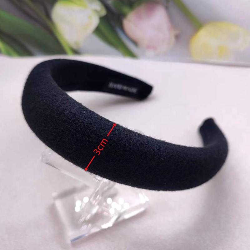 Gestricktes Wollstirnband Altersreduzierendes Haarband Breite Kante Gezahnt Gesichtswaschen Haarspangen Haarschmuck für Frauen Diademe