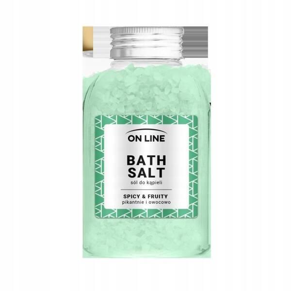 On Line Bath Salt Sól Do Kąpieli Spicy & Fruity Green 600G