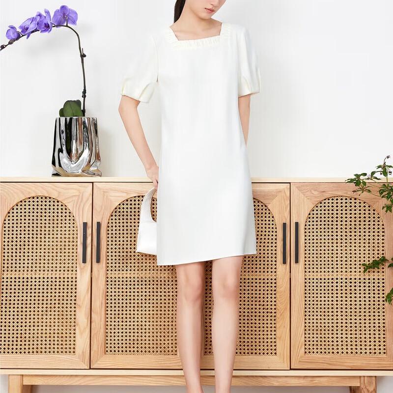 

JUZI Annakou Women s French Square Neck Chiffon Dress XL