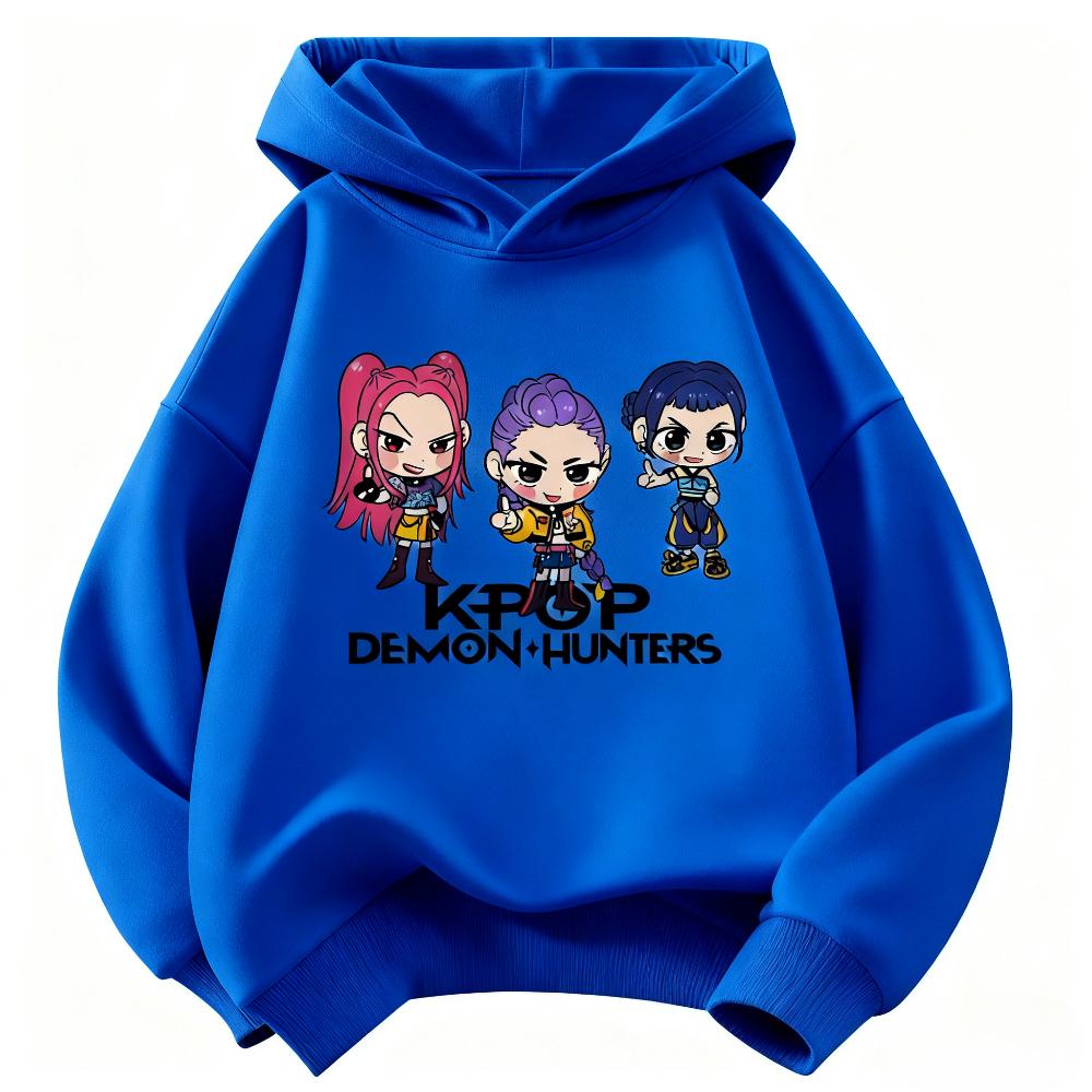 

Kpop Devil Hunter Children s Hoodie, Warm for Autumn and Winter, Stylish Boys and Girls Clothing, Casual Girls Outfit. 100