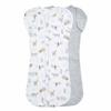 Aden + Anais Essentials Easy Snug Swaddle Arm-free Wearable Sleeping Bag for Newborns 0-3 Months Savannah Spot 2 Pack