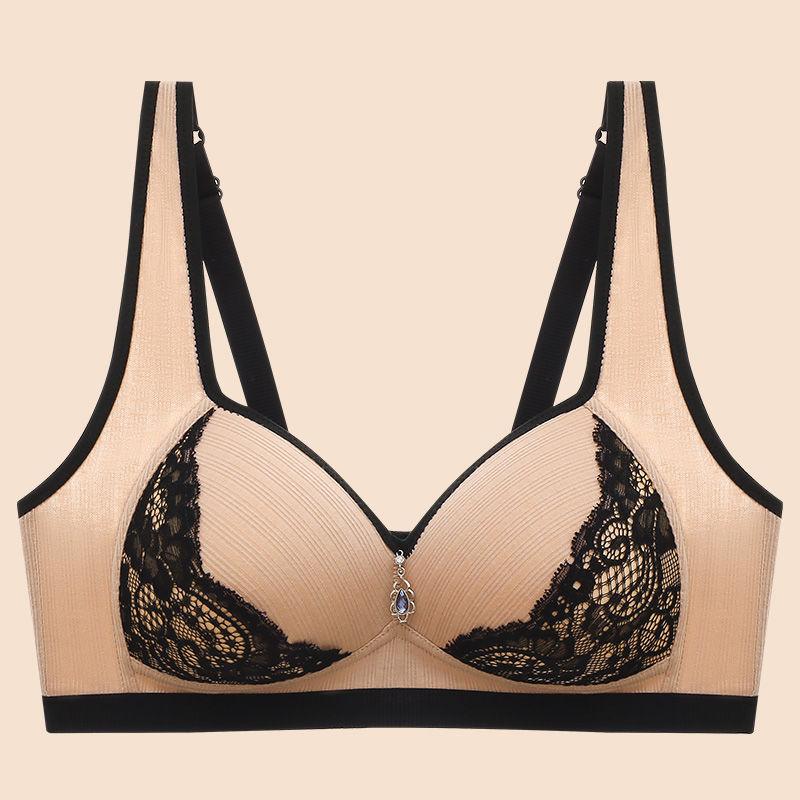 Tank Top Large Bra No Steel Rim Sexy Lace Wrap Bra Adjustable Women's Breathable Bralette
