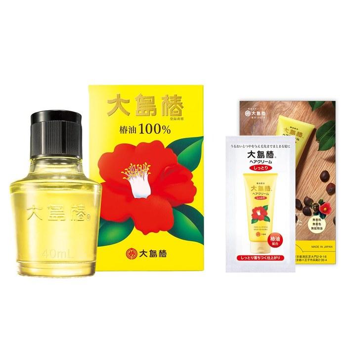 Oshima Tsubaki 40mL Bonus Pack: 100% Tsubaki Oil Hair Oil - Clear 40ml