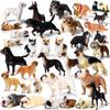 Simulation  Dog Miniature Figurine Lovely Bulldog Doberman Husky Corgi Shiba Dalmatian Model Home Garden Decor Ornaments