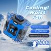 High-Speed Hanging Neck Fan Refrigeration Personal Cooling Fan Waist Clip Fan Outdoor Activities