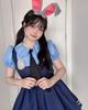 Halloween Adult Rabbit Police Police Lolita Size M [akaien] Cosplay, Cute, Costume, 5-Piece Set, Dress,