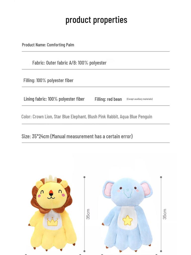 Baby Soothing Sleep Palm: Cuddle and Patting Pillow for Self-Soothing Sleep.