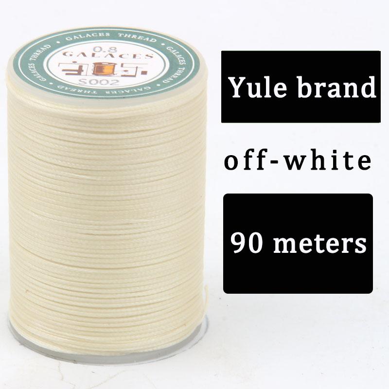 DIY Hand Sewn Leather Goods Wax Thread 0.8mm Hand Sewn Flat Wax Thread Leather Foreskin Leather Hand Sewn Thread