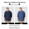 CHOCOOLATE Men's Trendy Denim Shirt Jacket