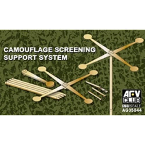 

AFV Club 1/35 Scale Brass Camouflage Netting Pole Set (AG35044) Plastic Model