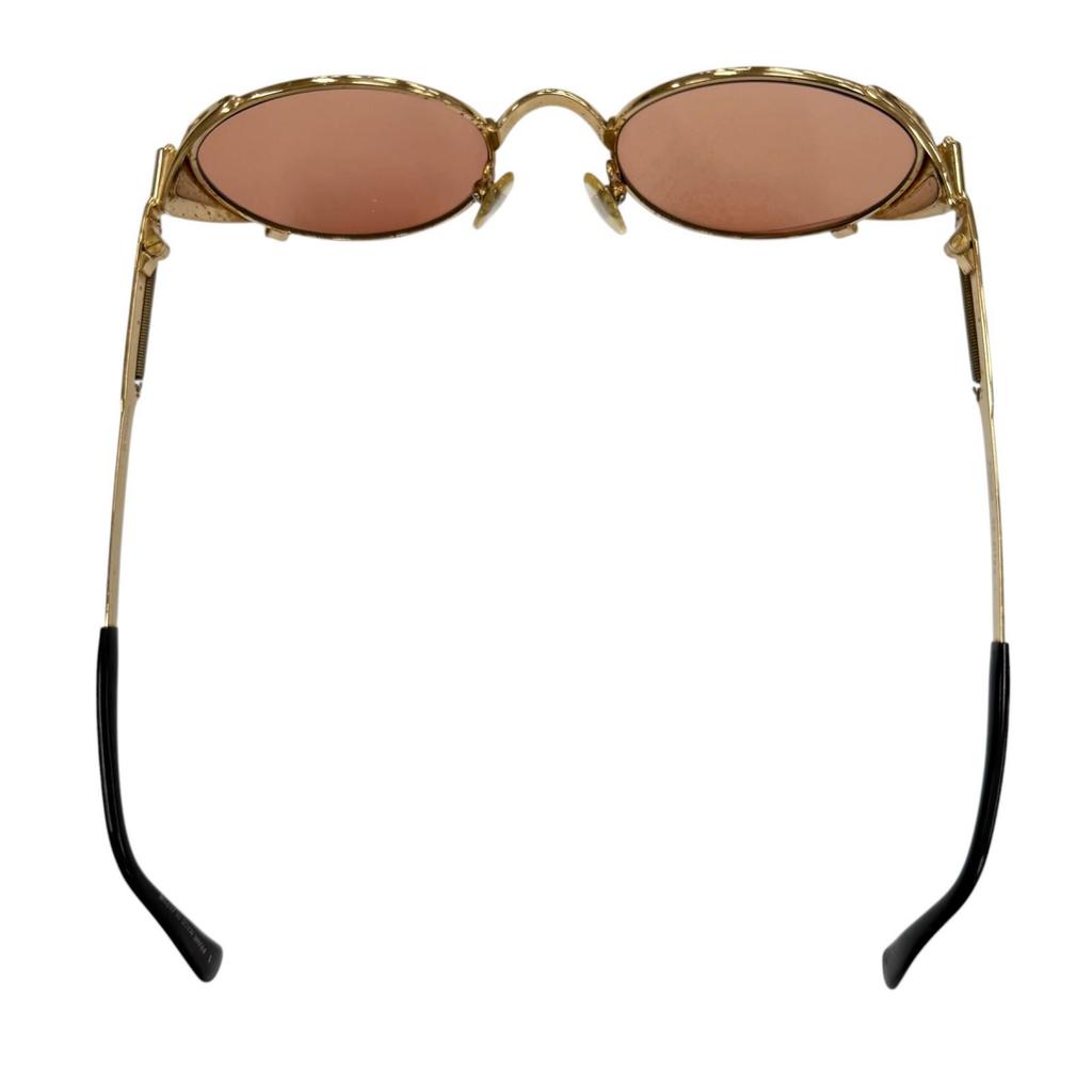 Very Good JEAN-PAUL GAULTIER sunglasses gold mens 56-4174 Used