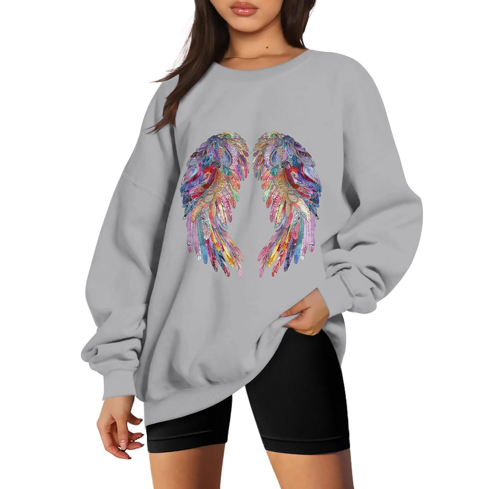 

Женский модный повседневный свитер с заниженной линией плеч, длинным рукавом и круглым вырезом L