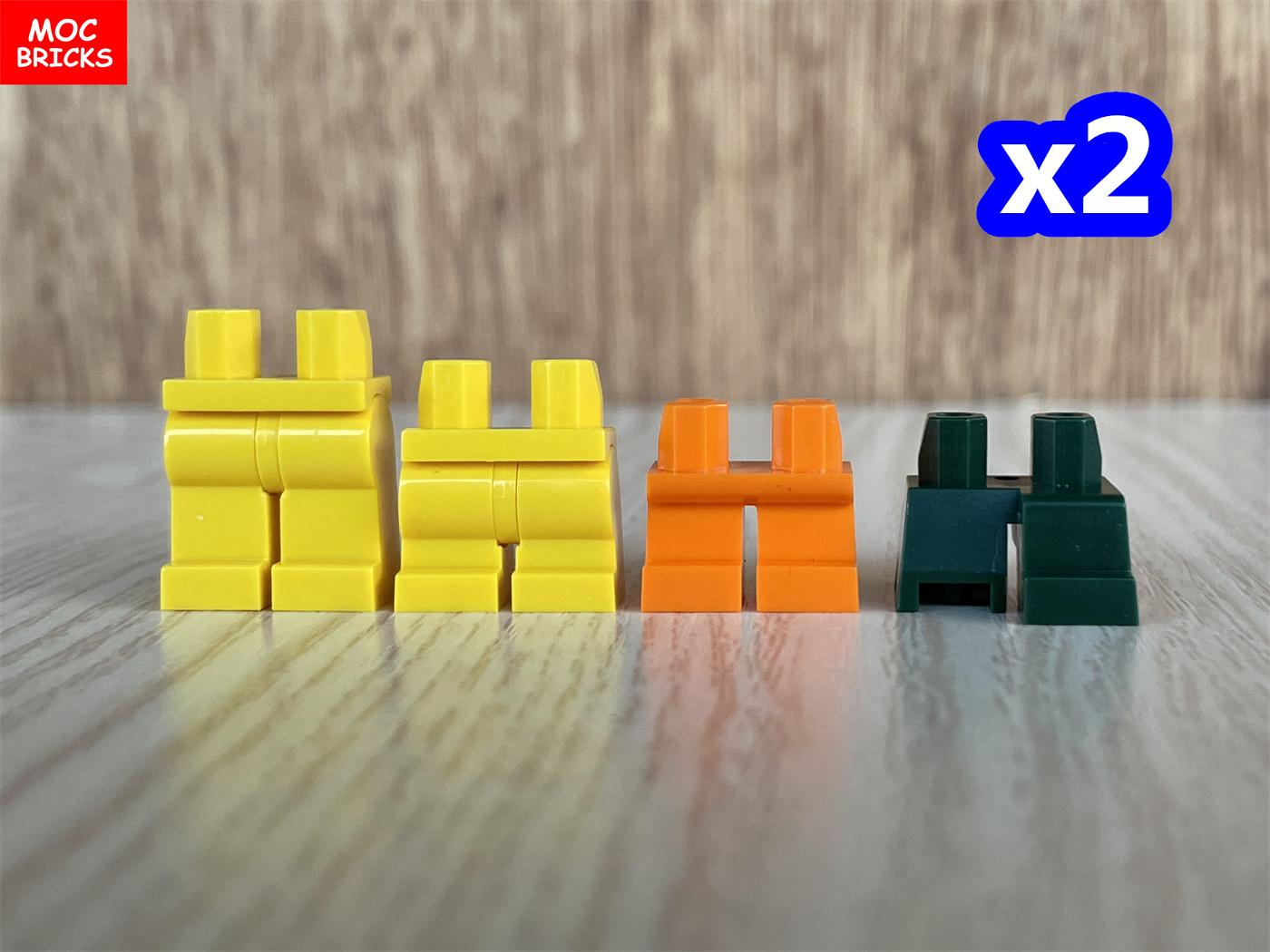 

MOC Bricks Yellow Short Legs Pants Action Figure Body Wear Component Educational Constructing Blocks Assembled Particles Toys Gifts