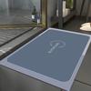 Bathroom Moisture-wicking Foot Mat Toilet Simple Diatom Mud Floor Mat Bathroom Moisture-wicking Slip-resistant Quick Drying Foot Mat