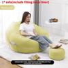Large Seat Bean Bag Comfortable Lazy Sofa Chair Linen Lounger Couch Tatami Gift