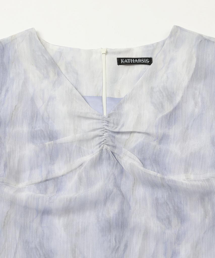 Catharsis Chiffon Mini Dress Light Purple One Size