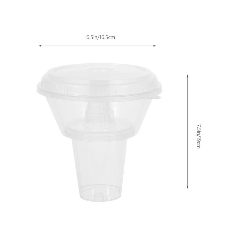 

5 наборов креативных стаканчиков для закусок и напитков, пластиковая миска для хранения картофеля фри и курицы, стаканчики для напитков, принадлежности для вечеринок чистый