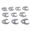 Broad Compatibility Crowfoot Wrench Set Open End Spanner Clear Size Markings