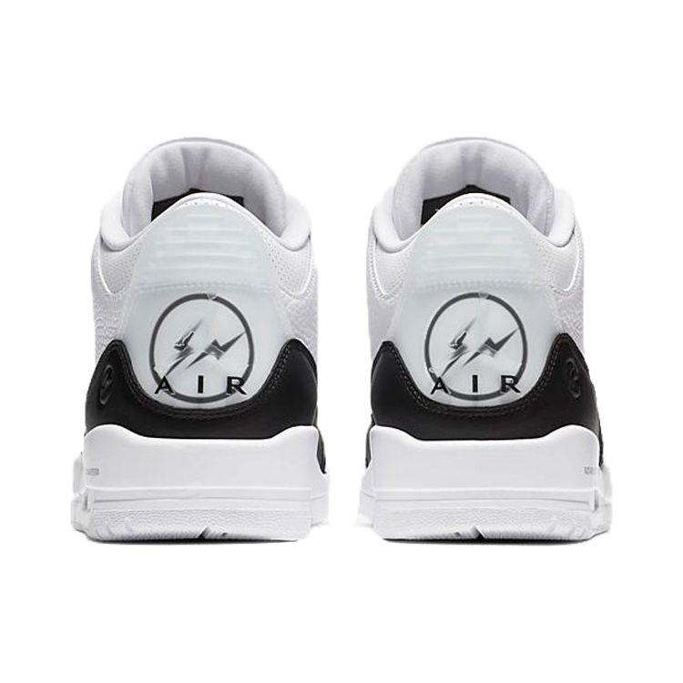 Fragment Design X Air Jordan 3 Retro SP White Unisex Sneakers Black DA3595-100