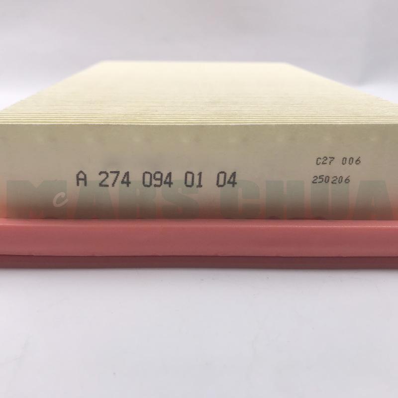 A2740940104 Engine air filter is suitable for Mercedes-Benz C300, E300, and GLC300 models from 2015 to  2740940104 .