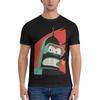 T-shirt Cool Vintage Homme Col Rond Coton T-shirt FFuturama Manches Courtes T-shirts Vêtements Imprimés