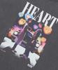 CNVS [Ulkin X Namu13] Artist T-Shirt Heart Charcoal