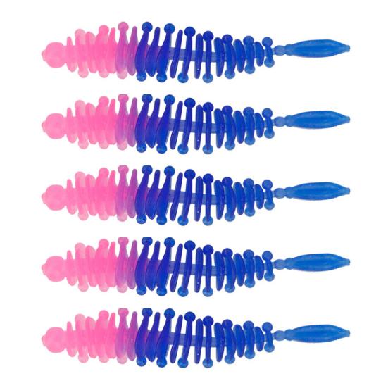 

5шт 5,5 см Булавочный хвост Мягкие поддельные личинки Искусственные приманки Искусственные черви Бионические приманки