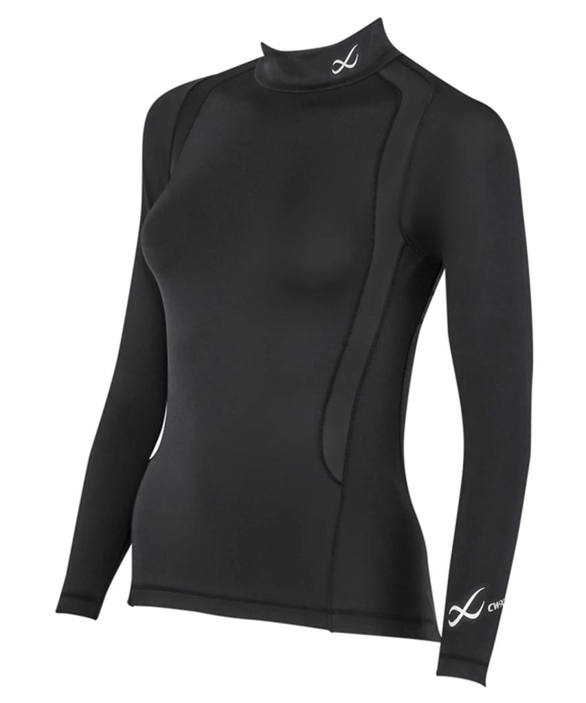 [CEDA Brew XWacoal] Functional Tops [WOMEN] [JYURYU TOP] High Neck, Long Sleeves, Makes Shoulders Easier To Move, Reduces Fatigue During Exercise,