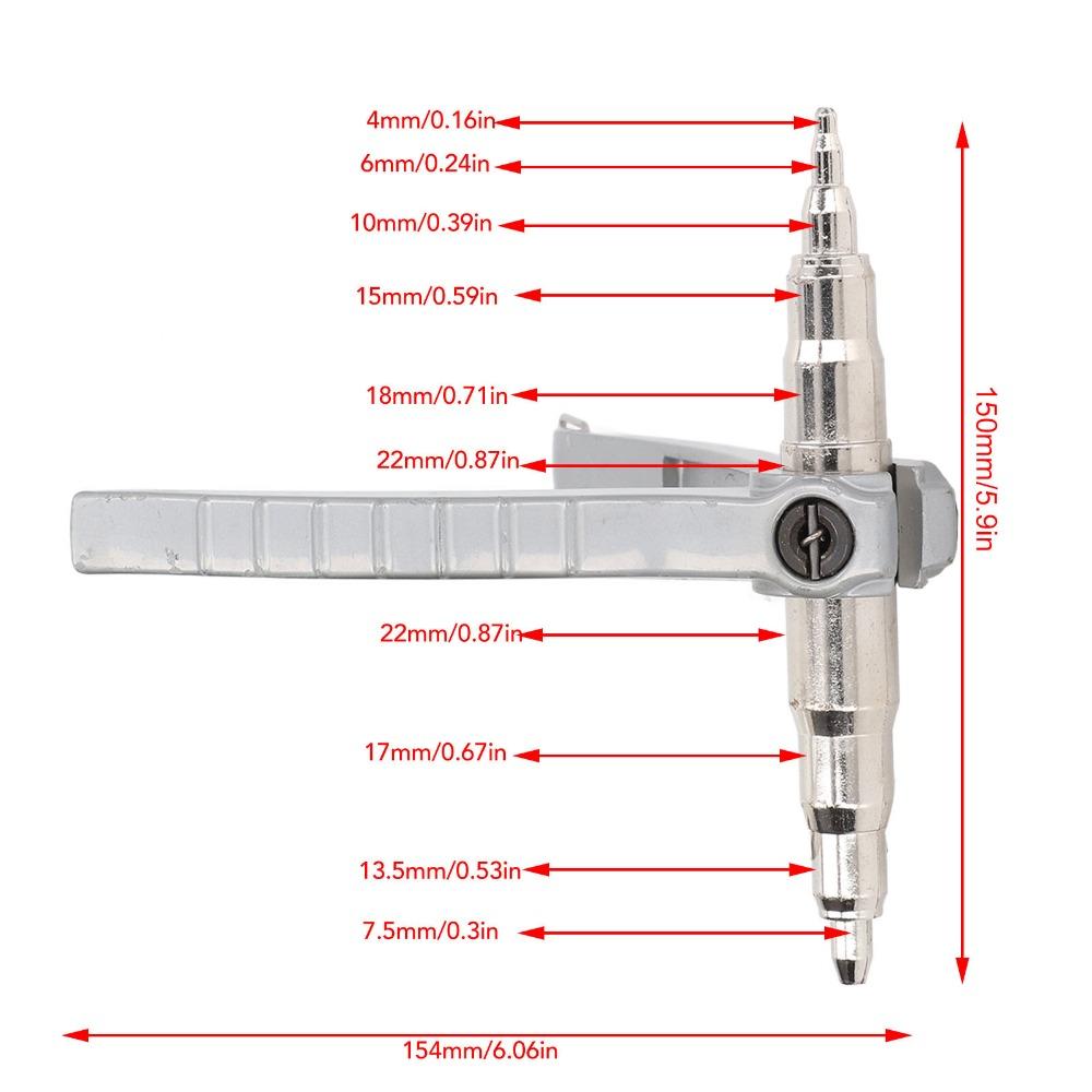 1/4in To 7/8in Copper Tube Expander Carbon Steel Tube Expanding Tool  Refrigeration Shop