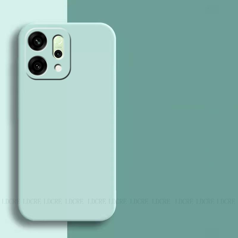 For OPPO Reno 14 Case Cover Reno 14 Capas Original Phone Bumper Liquid Silicone Shockproof Soft TPU Case Reno 14 Reno14 Fundas