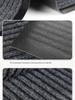 Double Stripe Non-Slip Entrance Mat - Cuttable PVC Flocked Roll with Seven Stripes